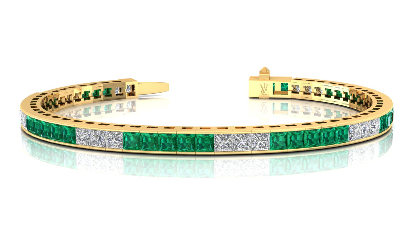 Emerald princess bracelet