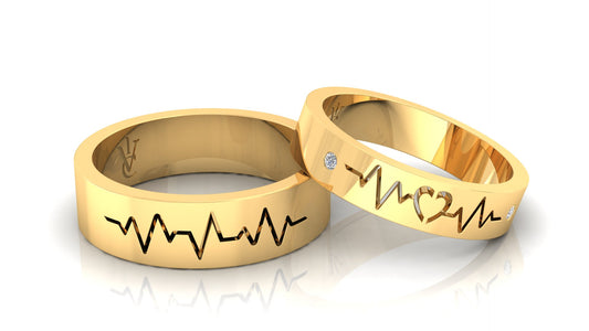 Heart monitor ring