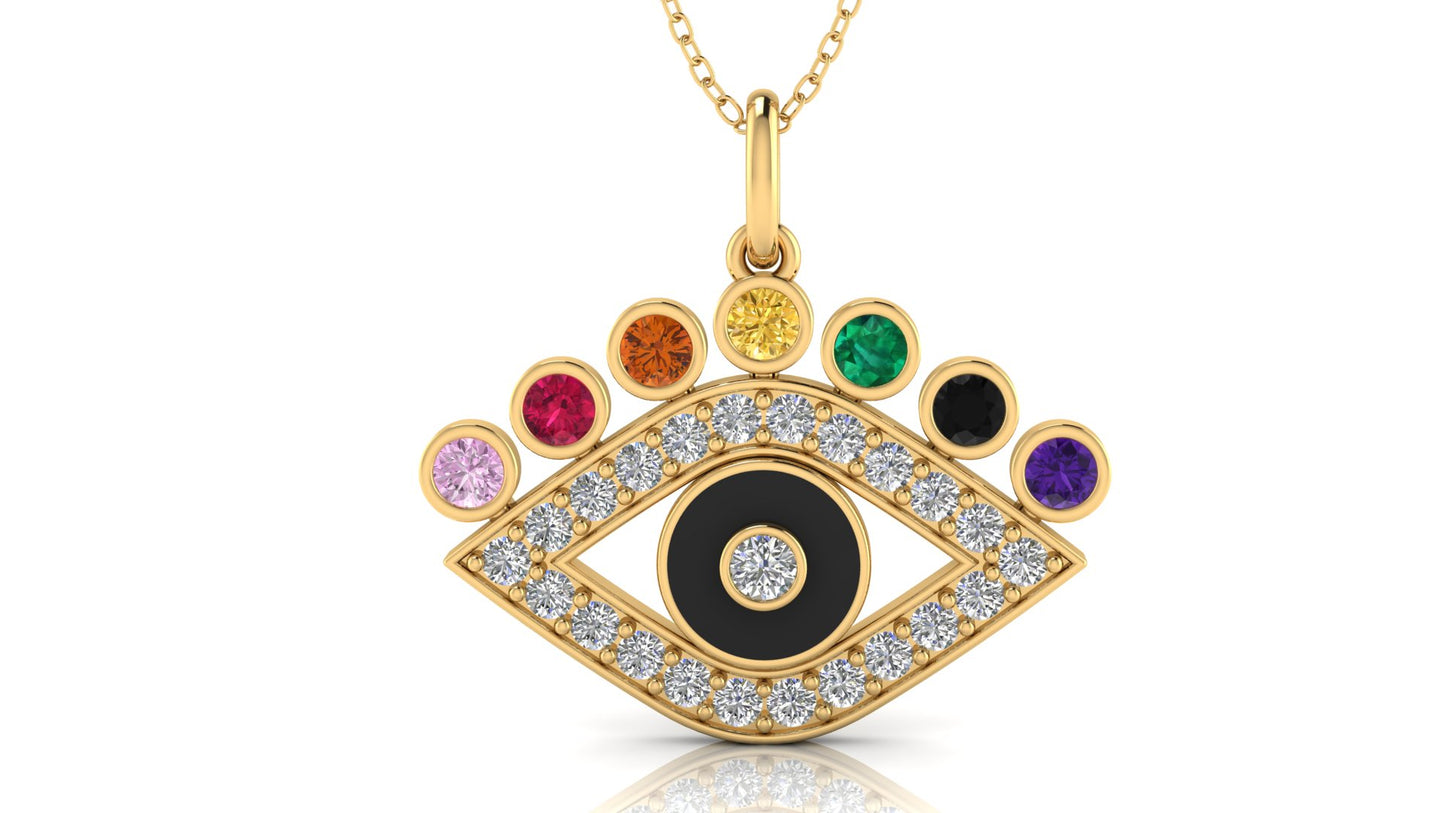 Evil eye pendant