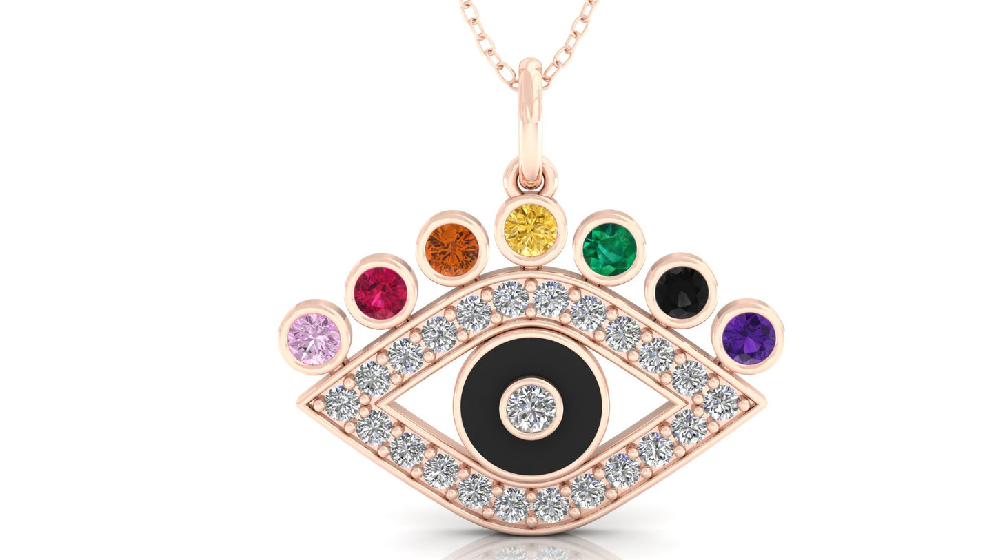 Evil eye pendant