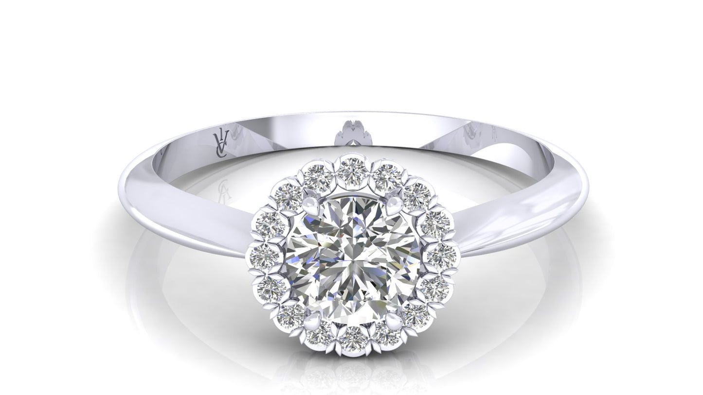 Carat petals ring