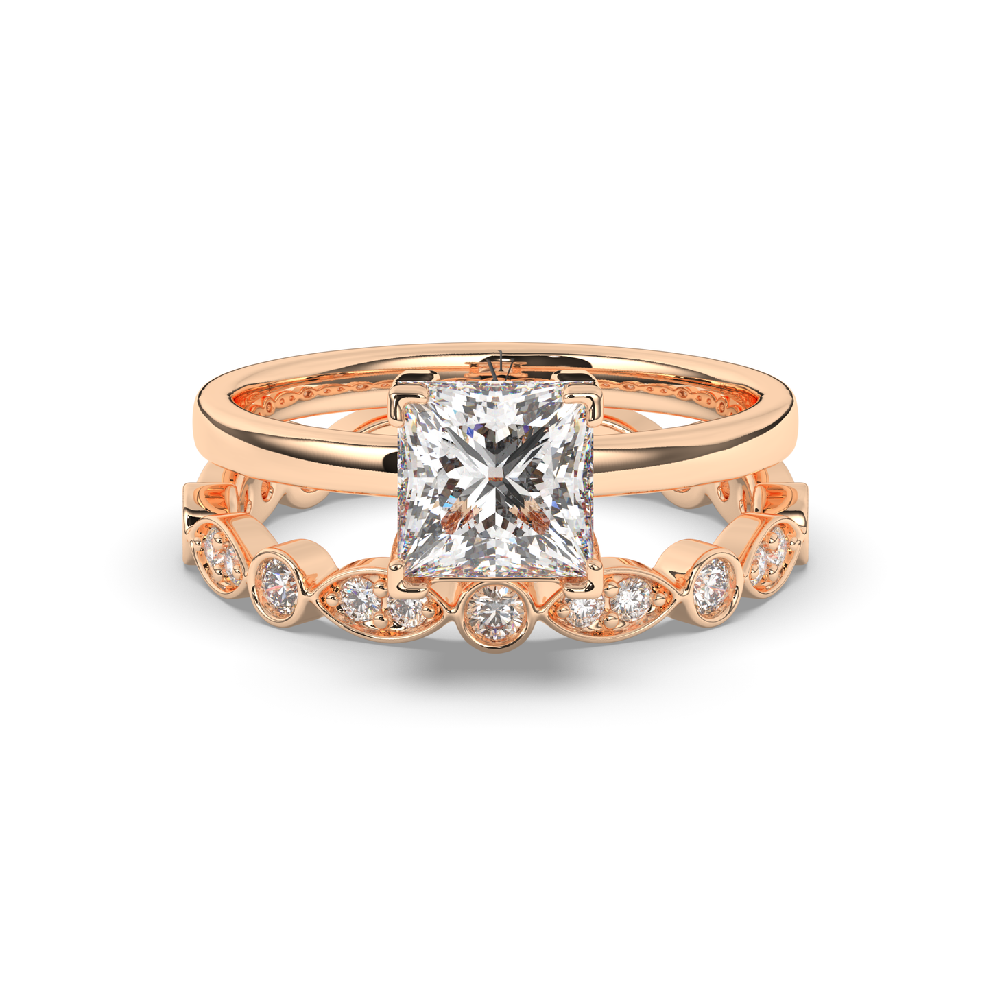 Twin elegance ring