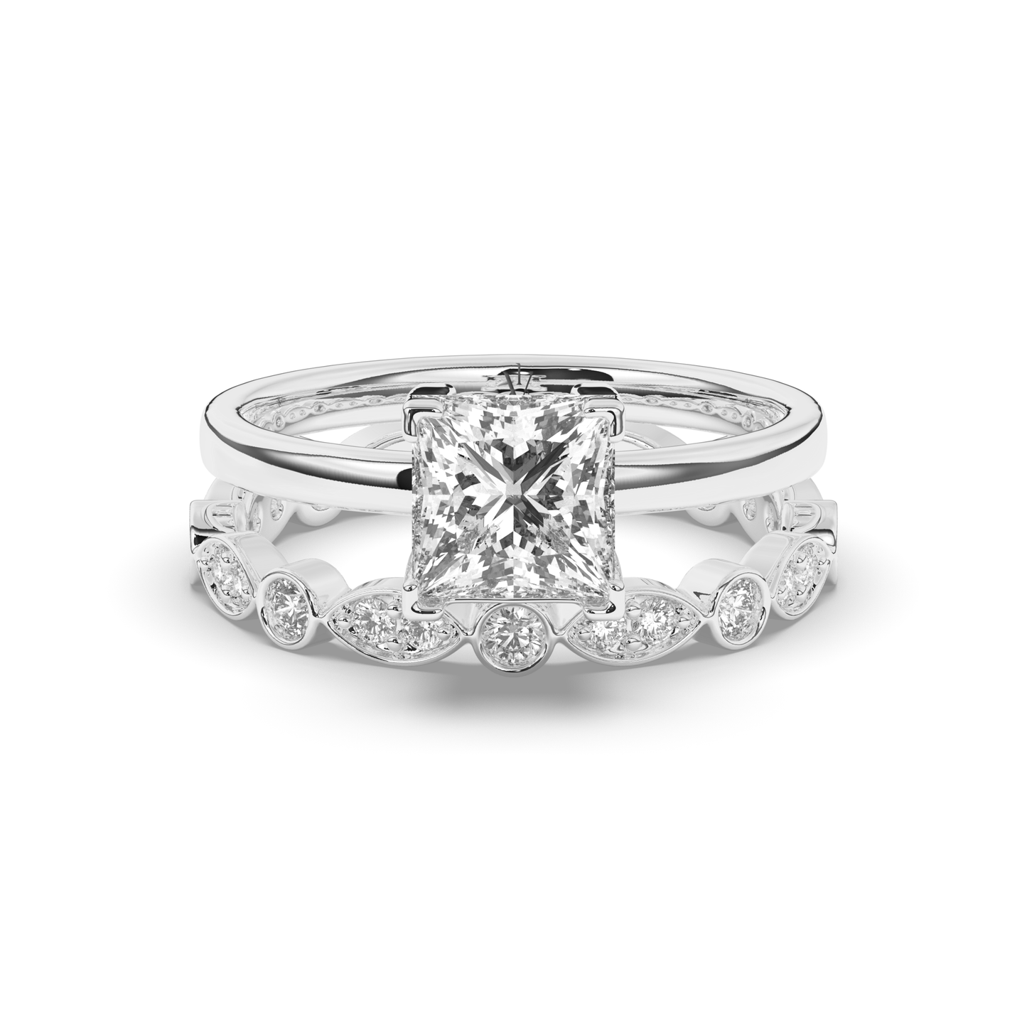 Twin elegance ring