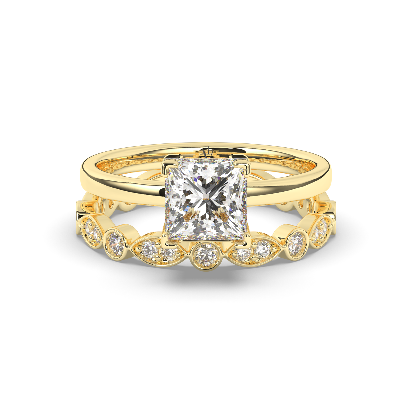 Twin elegance ring