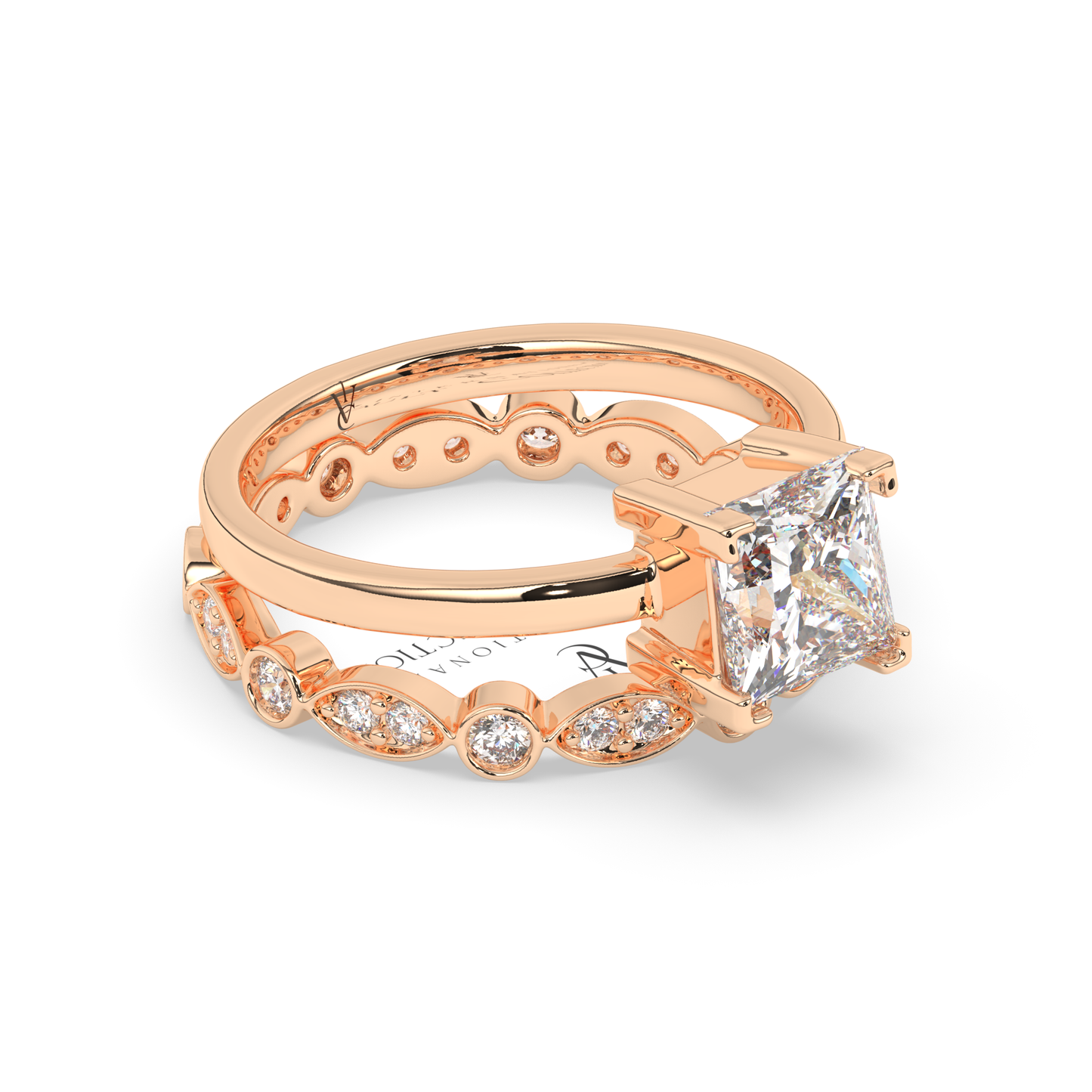 Twin elegance ring