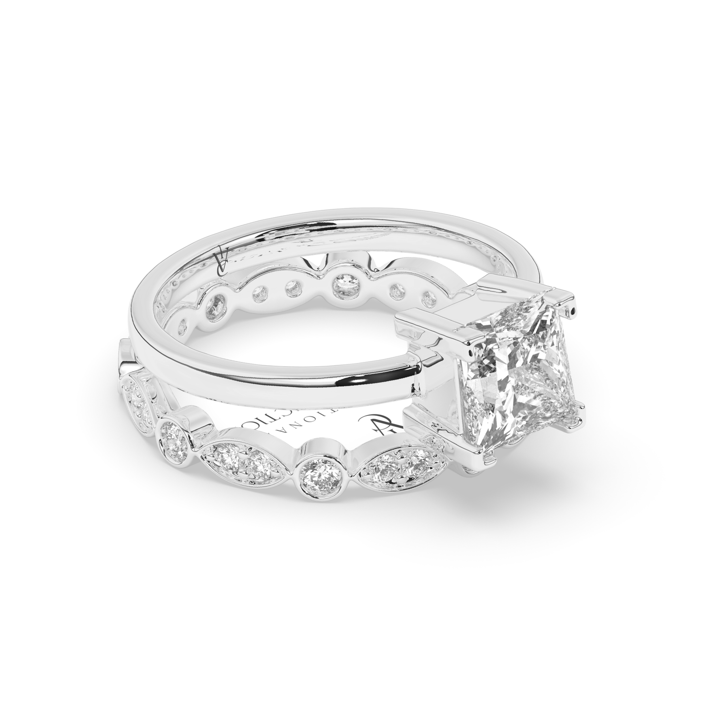 Twin elegance ring