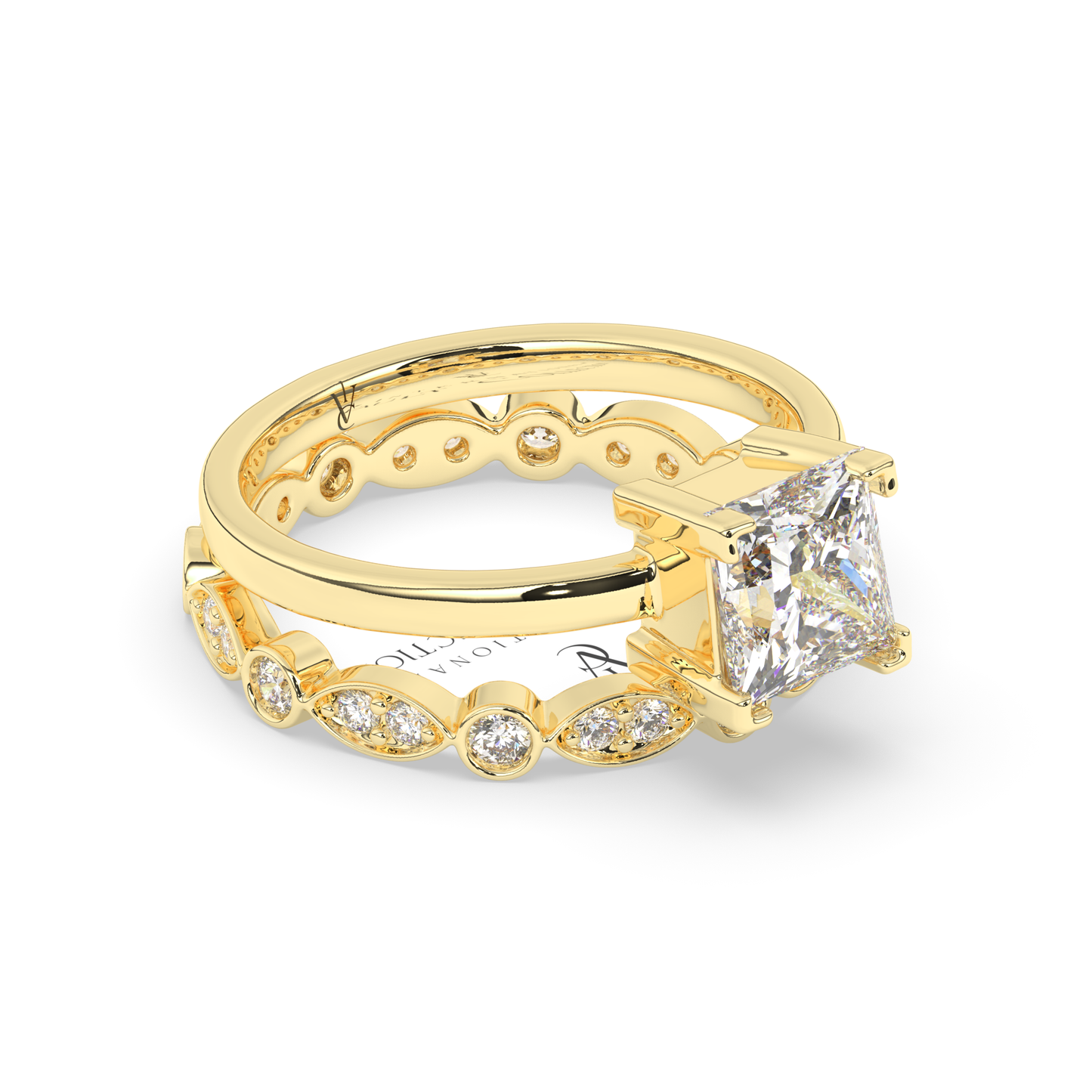 Twin elegance ring