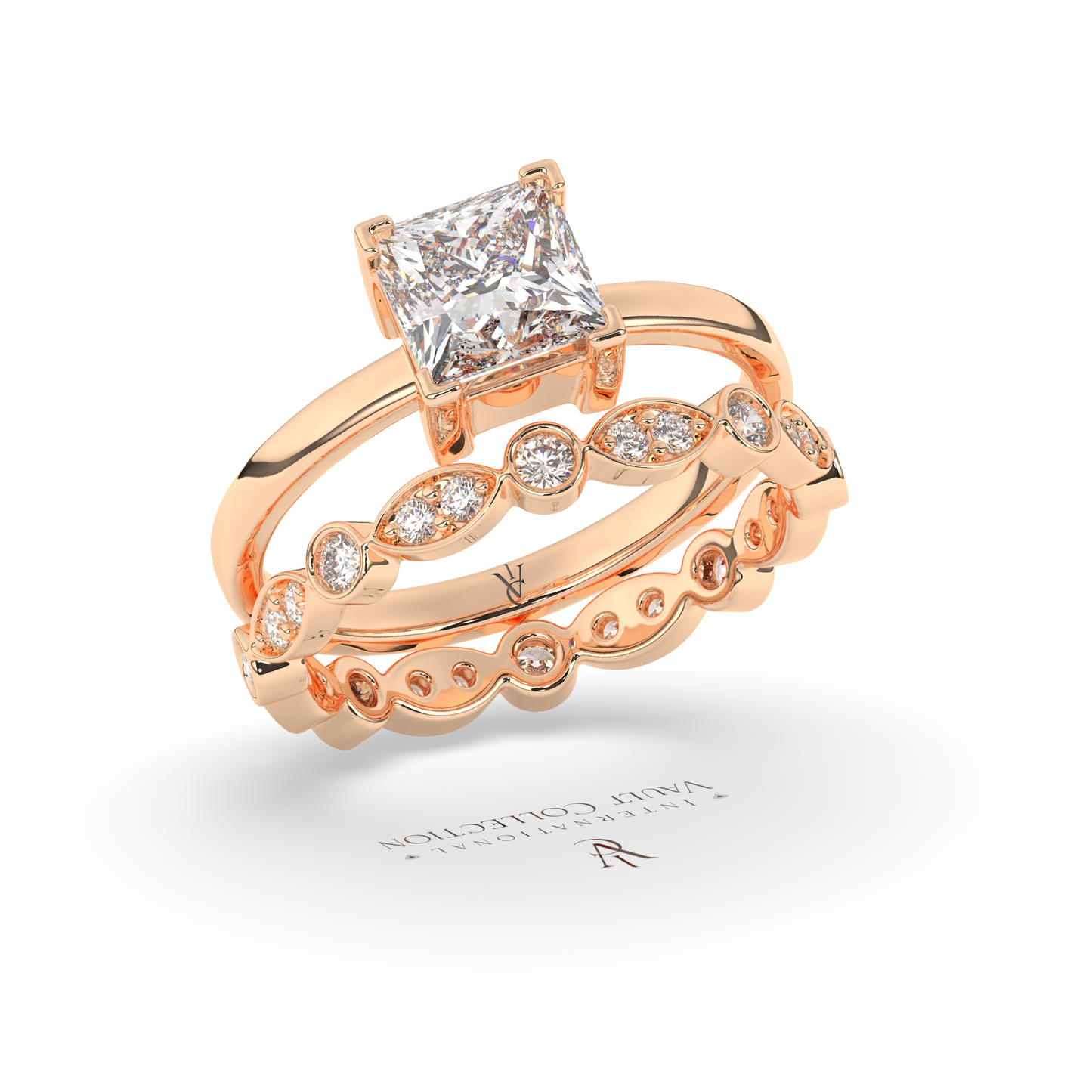 Twin elegance ring