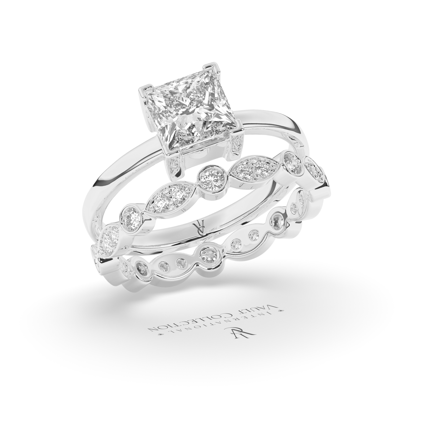 Twin elegance ring