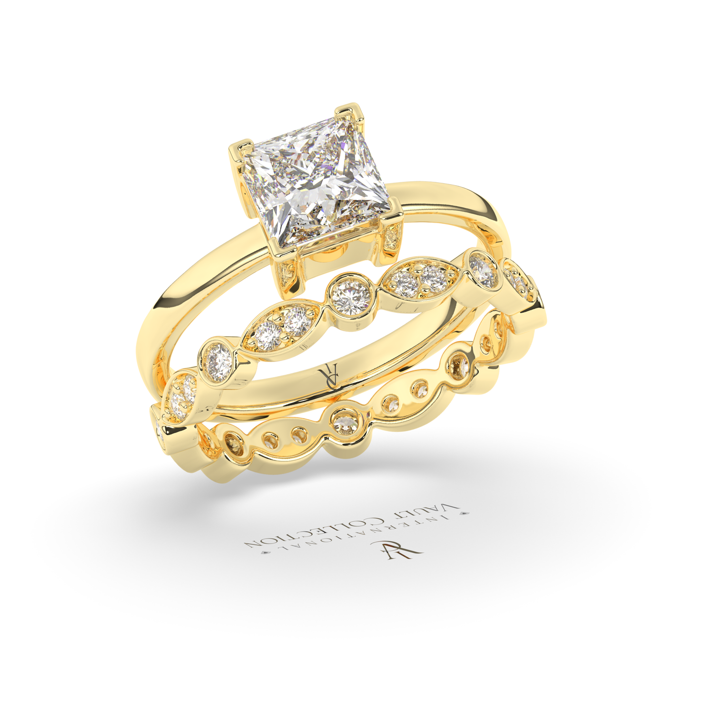 Twin elegance ring